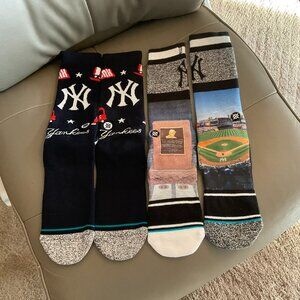 Men's New York Yankees Stance Socks New Large No Tags